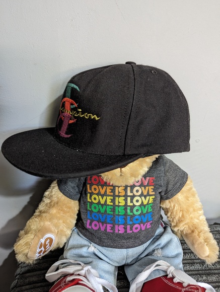 Supreme Champion 5-Panel Snapback Cap Hat Black Fall Winter 2017 - Picture 3 of 5